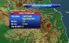 Động đất 3.9 độ Richter ở Kon Plông, Kon Tum