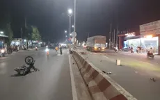 Tai nạn liên hoàn giữa 3 xe máy, 5 người thương vong