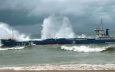 Hoàn thành hút dầu trên tàu hàng mắc cạn ở Quảng Ngãi