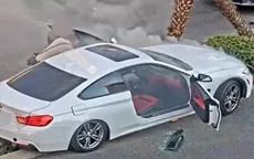 Giải cứu người đàn ông khỏi ô tô đang cháy