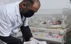 VIDEO: Bé sơ sinh còn nguyên dây rốn sống sót thần kỳ sau động đất