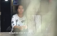Con đường đến trường gian nan của cô học trò vùng núi