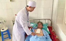 Giải cứu người đàn ông có khối u nặng gần 8kg trong lồng ngực