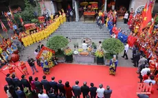 Lễ hội đền Bà Triệu đón nhận di sản văn hoá phi vật thể quốc gia