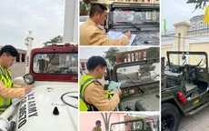 Xử lý đội xe Jeep không đăng kiểm chở thí sinh trong Lễ hội áo dài