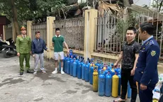 Kho bóng cười cất giấu trên tầng 24 căn hộ cao cấp ở Hà Nội