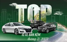 Điểm danh loạt xe ô tô bán chậm trong tháng 2 vừa qua