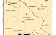 Kon Tum lại xảy ra 2 trận động đất liên tiếp