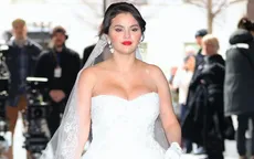 Selena Gomez bất ngờ xuất hiện trong bộ váy cưới giữa đường phố New York
