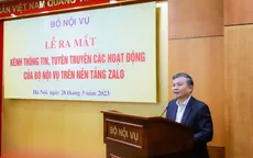 Bộ Nội vụ chính thức ra mắt trang Zalo sau 3 tháng thử nghiệm