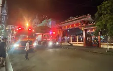 Cháy trong khuôn viên Miếu bà Thiên Hậu ở Bình Dương