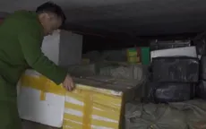 Thu giữ gần 17 tấn động vật đông lạnh không rõ nguồn gốc