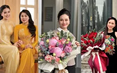 MC, BTV rạng rỡ nhận hoa nhân ngày 8/3