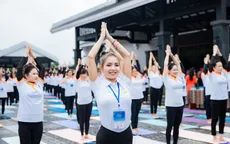 Gần 1.000 người tham gia giải thi đấu Yoga Hướng mặt trời lần 2 năm 2023