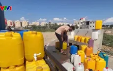 Người dân ở Dải Gaza phải dùng nước muối trong sinh hoạt