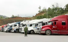 Lạng Sơn dừng nhận phương tiện chở hàng hóa vào bãi phi thuế quan