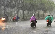 Nhiều khu vực có mưa dông