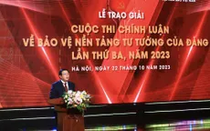 Trao giải Cuộc thi Chính luận về bảo vệ nền tảng tư tưởng của Đảng lần thứ 3