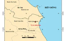 Động đất độ lớn 4.0 tại Quảng Bình