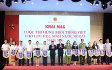 Khai mạc Cuộc thi hùng biện tiếng Việt cho lưu học sinh nước ngoài năm 2023