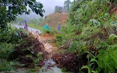 Mưa lớn ở Quảng Ngãi, nguy cơ cao sạt lở khu vực miền núi
