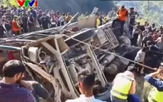 Hơn 50 người thương vong trong tai nạn xe khách Ấn Độ