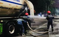 Đắk Nông: Kịp thời dập tắt đám cháy xe chở oxy hóa lỏng đang lưu thông trên đường