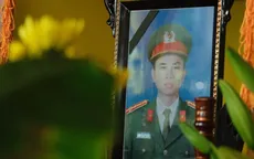 Thăng hàm đại úy cho chiến sỹ công an hy sinh khi vây bắt tội phạm ma túy
