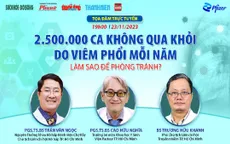 2,5 triệu ca không qua khỏi do viêm phổi mỗi năm – làm sao để phòng tránh?