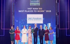 Dược Hậu Giang tăng thứ bậc tại Giải thưởng Top 100 nơi làm việc tốt nhất Việt Nam 2023