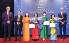 Ba nhà khoa học nữ xuất sắc được trao giải thưởng L’Oréal-UNESCO năm 2023