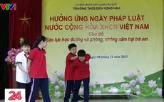 Học sinh Hà Nội hào hứng tham gia cuộc thi "Trường học không ma tuý"