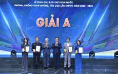 54 tác phẩm xuất sắc đoạt Giải Báo chí toàn quốc phòng, chống tham nhũng, tiêu cực lần thứ tư
