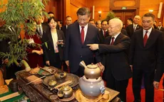 Tổng Bí thư Nguyễn Phú Trọng mời Tổng Bí thư, Chủ tịch Tập Cận Bình thưởng thức 3 loại trà