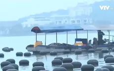 Quảng Ninh: Cưỡng chế bè nuôi thủy sản trái phép trên vịnh Hạ Long