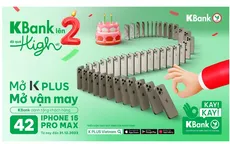 Nhân 2 cơ hội trúng iPhone 15 Pro Max 256GB cùng Ngân hàng KBank