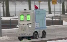 Robot điện giao hàng tại Phần Lan