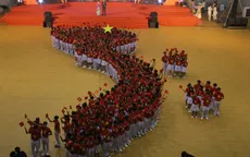 Hơn 1.000 đoàn viên xếp hình bản đồ Tổ quốc, khơi dậy niềm tự hào non sông