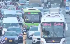 Cửa ngõ phía Tây TP Hồ Chí Minh đông đúc ngày đầu nghỉ Tết Dương lịch