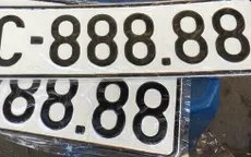 Công an xác minh vụ 2 vợ chồng bấm 4 biển số xe máy toàn "8"