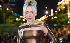 Tóc Tiên nổi bật trên thảm đỏ Cống hiến 2023