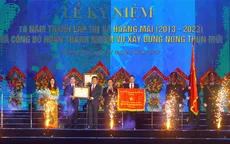 Thị xã Hoàng Mai (Nghệ An) đạt chuẩn nông thôn mới