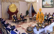 Chủ tịch nước Võ Văn Thưởng dự Lễ buộc chỉ cổ tay tại Lào