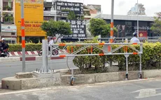 Dải phân cách di động tại nút giao Hàng Xanh hoạt động từ ngày 12/4