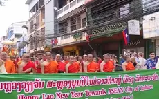 Lào đón năm mới Phật lịch 2566