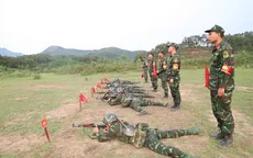 Các đội thi quyết tâm chiến thắng trong "Quân khu số 1 - Thách đấu" 2023