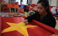 Làng thêu cờ Tổ quốc tất bật trước thềm 30/4