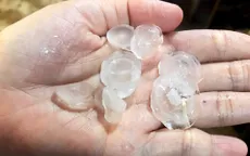 Mưa đá lớn bất ngờ xuất hiện tại nhiều nơi ở Quảng Nam