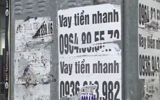 Xử lý số điện thoại trên tờ rơi quảng cáo để "chặt chân rết" của tín dụng đen