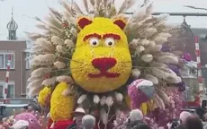 Rực rỡ lễ diễu hành hoa tại Hà Lan